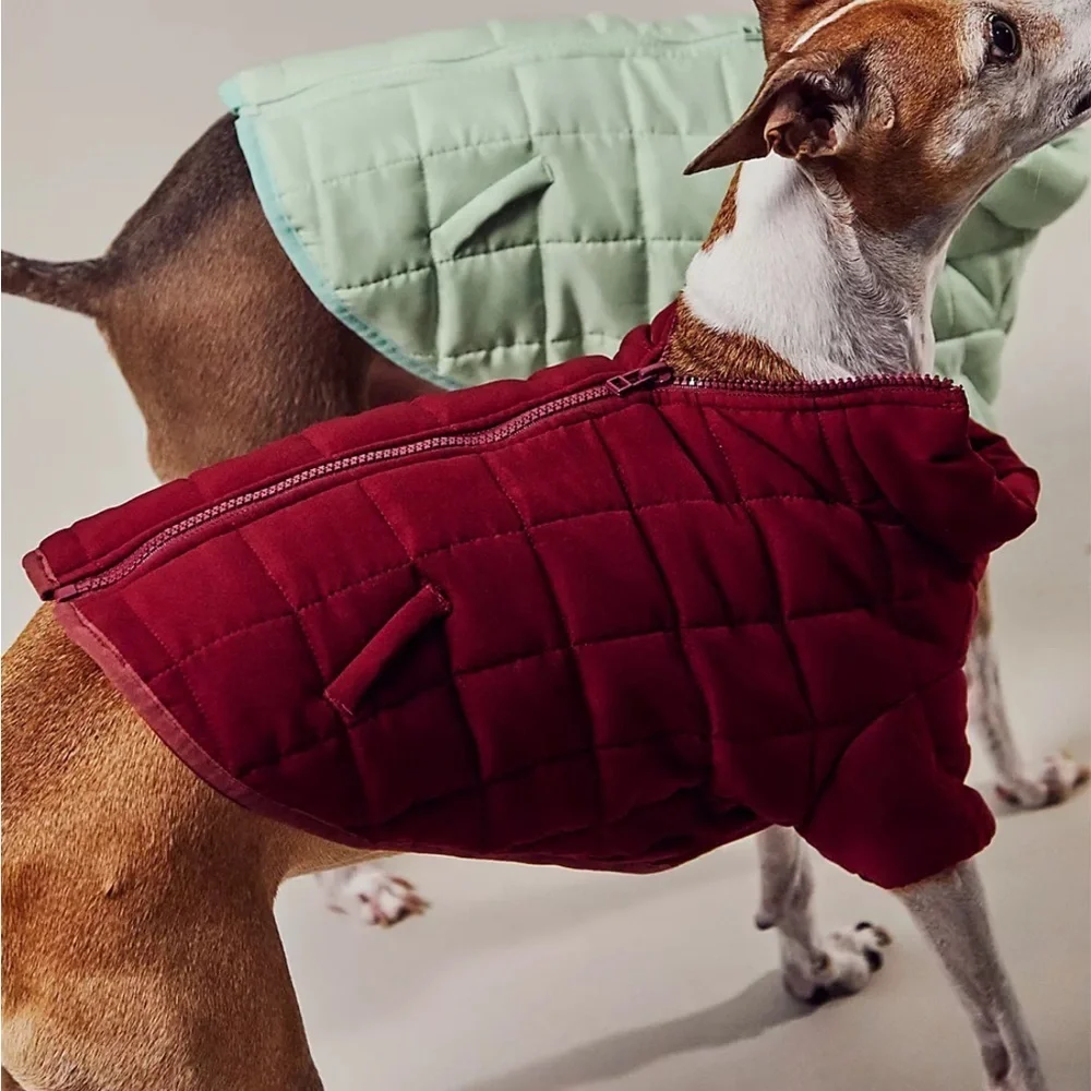 NWT Free People x Found My Animal Pippa Puffer Pet Jacket Size Medium - Picture 2 of 11